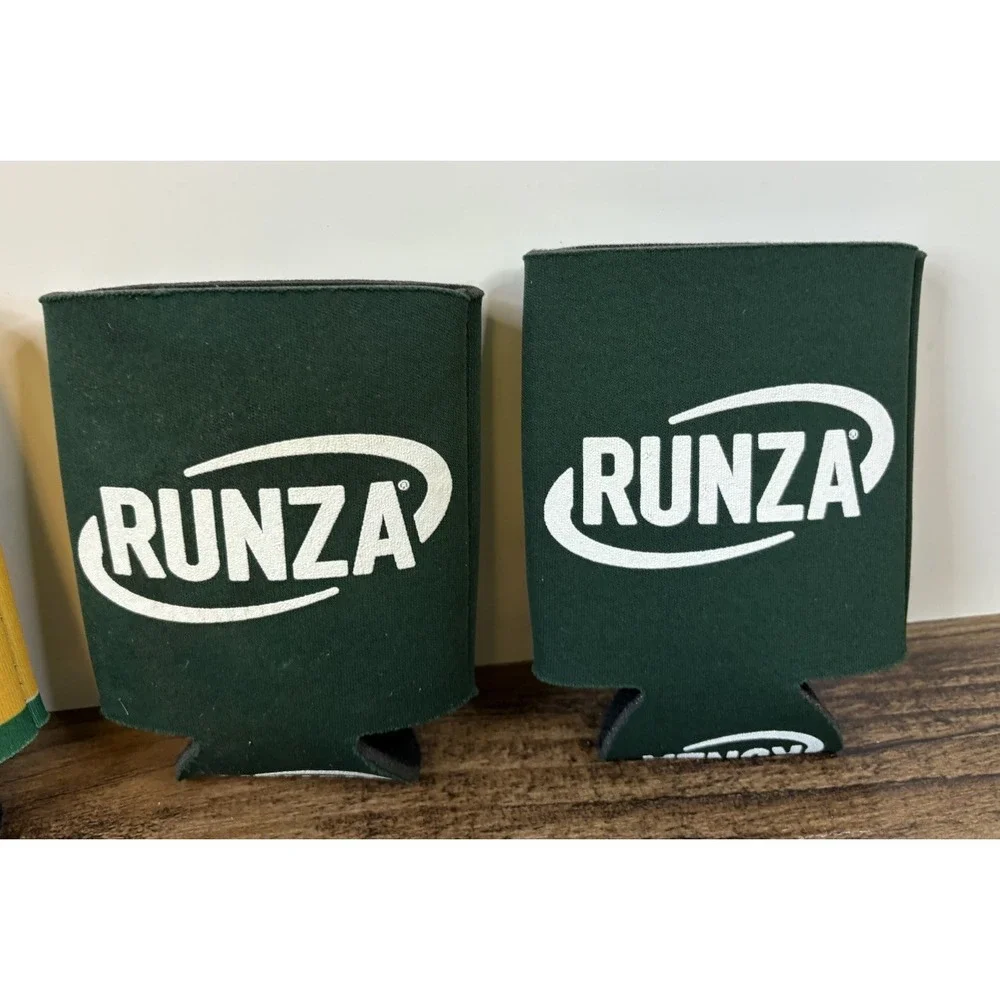 Lot Of 6 Runza Restaurants Can Koozies Koozie Fast Food Hamburgers Soda Pop
